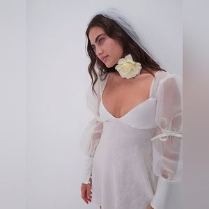 🍾 2xs HP 🥂 💐 For Love and Lemons Gabrielle Mini Dress 💐